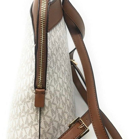 Michael Kors Emmy LG Dome Backpack (Vanilla) - Picture 8 of 14